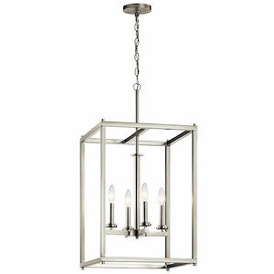 Crosby - 4 light Foyer Pendant - with Contemporary inspirations - 31 inches tall by 16 inches wide - 551665
