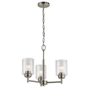 Winslow - 3 light Mini Chandelier - 15.25 inches tall by 18 inches wide