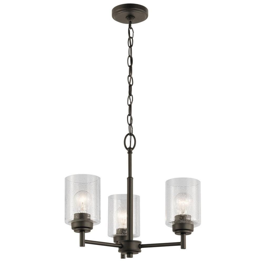 Kichler Lighting 44029 Winslow - 3 light Mini Chandelier - 15.25 inches tall by 18 inches wide