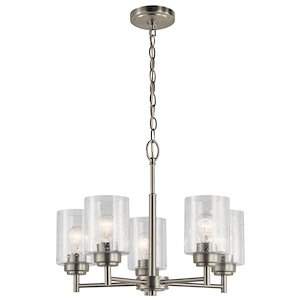 Winslow - 5 light Small Chandelier - 16 inches tall by 19.75 inches wide