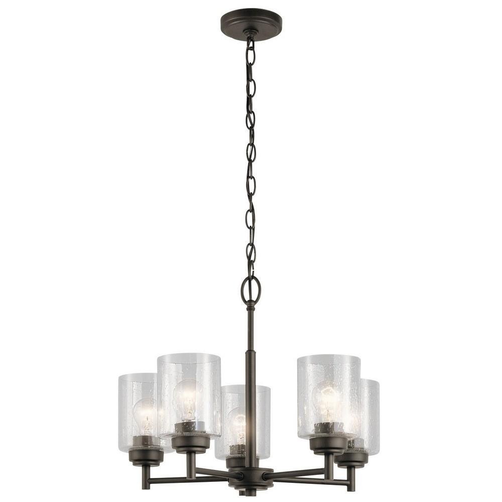 Kichler Lighting 44030 Winslow - 5 light Small Chandelier - 16 inches tall by 19.75 inches wide