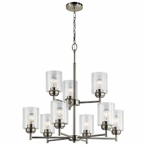Winslow - 9 light 2-Tier Chandelier - 27 inches tall by 27 inches wide