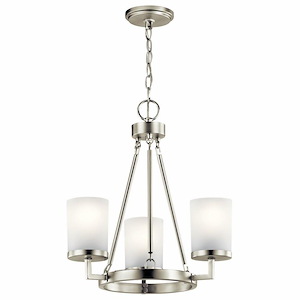 Daimlen - 3 Light Chandelier - With Transitional Inspirations - 18.75 Inches Tall By 18 Inches Wide