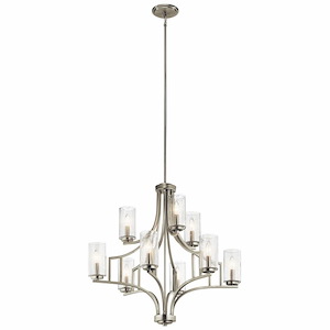 Vara - 9 light 2-Tier Chandelier - 29.75 inches tall by 32 inches wide - 687936