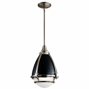 Ayra - 1 Light Pendant - With Vintage Industrial Inspirations - 15.5 Inches Tall By 10 Inches Wide - 1216589