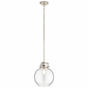 Briar - 1 Light Pendant - With Vintage Industrial Inspirations - 15.75 Inches Tall By 12 Inches Wide