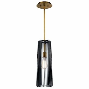Linara - 1 Light Pendant - With Contemporary Inspirations - 17.75 Inches Tall By 6 Inches Wide - 819811