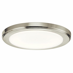 Zeo - 18.5W 1 LED Round Flush Mount - 1 inches tall by 10 inches wide
