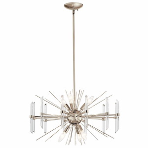 Eris - 6 Light Chandelier - With Contemporary Inspirations - 16.5 Inches Tall By 23.5 Inches Wide - 727274