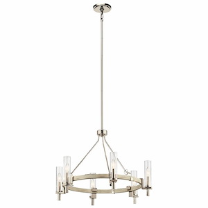 Telan - 6 Light Large Chandelier - 21.5 Inches Tall By 29.25 Inches Wide