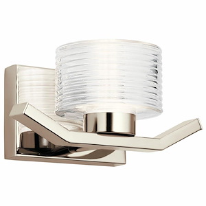 Lasus - 1 Light Wall Sconce - With Contemporary Inspirations - 5 Inches Tall By 10.5 Inches Wide - 819798