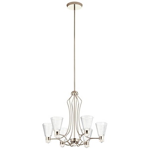 Kayva - 34W 13 Led Medium Chandelier - With Traditional Inspirations - 25.25 Inches Tall By 28 Inches Wide - 871707
