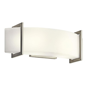 Crescent View - 2 Light Bath Vanity - With Contemporary Inspirations - 18 Inches Wide