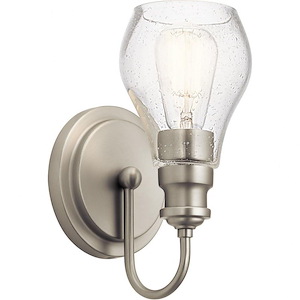 Greeier - 1 Light Wall Sconce - with Transitional inspirations - 10.25 inches tall by 5.5 inches wide