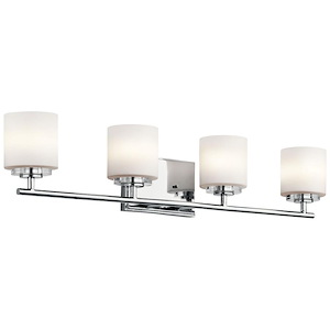 O Hara - 4 Light Bath Bar - With Transitional Inspirations - 6.25 Inches Tall By 31 Inches Wide