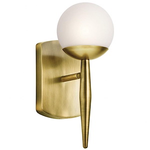 Jasper - 1 Light Wall Sconce In Mid-Century Modern Style-11.5 Inches Tall and 4.5 Inches Wide