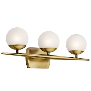 Jasper - 3 Light Bath Vanity In Mid-Century Modern Style-7.75 Inches Tall and 24.5 Inches Wide - 1216592