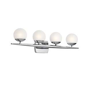 Jasper - 4 Light Bath Vanity In Mid-Century Modern Style-7.5 Inches tall and 32.25 Inches wide - 1216736