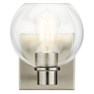Harmony - 1 Light Wall Sconce - with Transitional inspirations - 8 inches tall by 6.5 inches wide