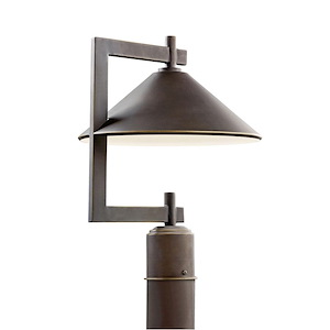 Ripley - 1 Light Outdoor Post Mount - 12 Inches Wide - 210903