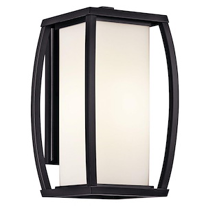 Bowen - 1 Light Outdoor Wall Lantern - With Transitional Inspirations - 15.75 Inches Tall By 9 Inches Wide