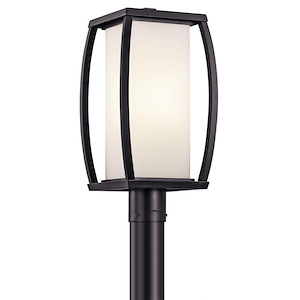 Bowen - 1 Light Outdoor Post Mount - With Transitional Inspirations - 18.5 Inches Tall By 9 Inches Wide - 254245