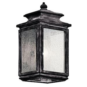 Wiscombe Park - 1 light Outdoor Small Wall Mount - 12.25 inches tall by 6 inches wide - 409835