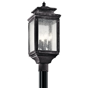 Wiscombe Park - 4 light Outdoor Post Mount - 23.25 inches tall by 9 inches wide