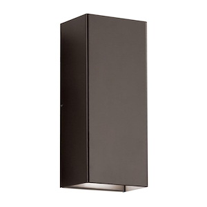 Walden - 56W 2 LED Outdoor Wall Mount - 12 inches tall by 3 inches wide - 479106