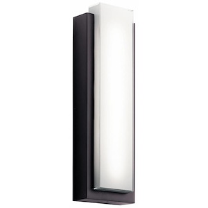 Dahlia - 69.8W 2 LED Large Outdoor Wall Lantern - with Soft Contemporary inspirations - 25.25 inches tall by 8 inches wide