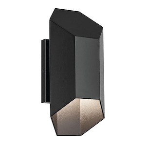 Estella - 8W 1 LED Outdoor Wall Mount In Minimalist Style-12 Inches Tall and 6 Inches Wide - 1321041