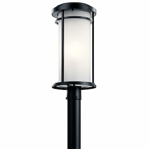 Toman - 1 light Outdoor Post Lantern - 22 inches tall by 10 inches wide