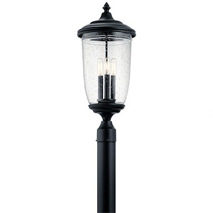 Yorke - 3 Light Outdoor Post Lantern - 23.5 Inches Tall By 10 Inches Wide - 551691