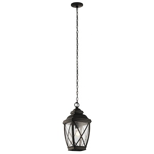 Tangier - 1 Light Outdoor Hanging Lantern - 18.75 Inches Tall By 9.5 Inches Wide