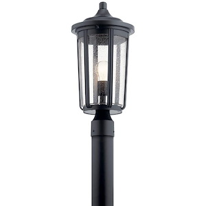 Fairfield - 1 light Outdoor Post Lantern - with Traditional inspirations - 19.25 inches tall by 9 inches wide