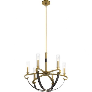 Artem - 6 Light Medium Chandelier In Soft Contemporary Style-26 Inches Tall and 27 Inches Wide - 1216413
