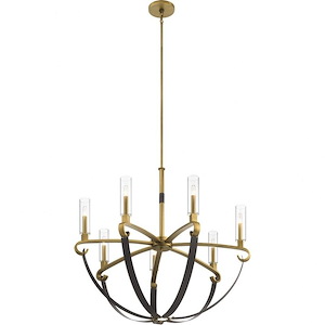 Artem - 7 Light Large Chandelier In Soft Contemporary Style-34 Inches Tall and 36 Inches Wide