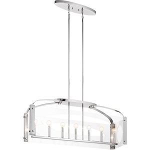 Pytel - 7 light Linear Chandelier - 12.25 inches wide