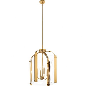 Pytel - 4 light Large Foyer Pendant - 16.5 inches wide