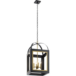 Vath - 4 light Large Foyer Pendant - 30 inches tall by 16 inches wide - 1216282