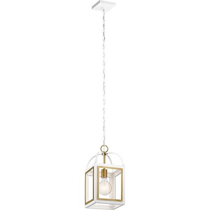 Vath - 1 Light Pendant In Vintage Industrial Style-16.25 Inches Tall and 8 Inches Wide - 1216611