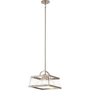 Darton - 3 light Convertible Pendant - with Transitional inspirations - 10.25 inches tall by 13.75 inches wide