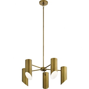 Trentino - 5 Light Medium Chandelier In Mid-Century Modern Style-16 Inches Tall and 26 Inches Wide - 1216627
