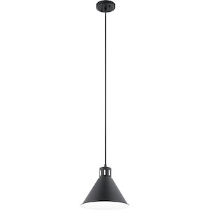 Zailey - 1 light Pendant - 9.5 inches tall by 10.75 inches wide