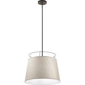 Marika - 1 Light Pendant - With Transitional Inspirations - 20 Inches Tall By 22 Inches Wide