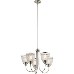 Voclain - 5 light Medium Chandelier - 17.5 inches tall by 24 inches wide