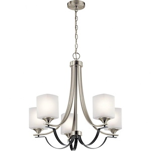 Tula - 5 Light Medium Chandelier - 24.75 Inches tall By 25 Inches wide