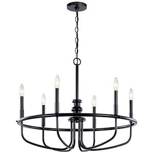 Capitol Hill - 6 Light Large Chandelier In Traditional Style-22 Inches Tall and 28.75 Inches Wide - 938669