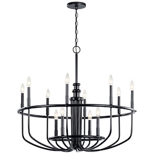 Capitol Hill - 12 Light Large Chandelier In Traditional Style-30.75 Inches Tall and 34.75 Inches Wide - 938670