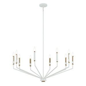 Armand - 10 Light Chandelier-20.5 Inches Tall and 38.25 Inches Wide - 1340437